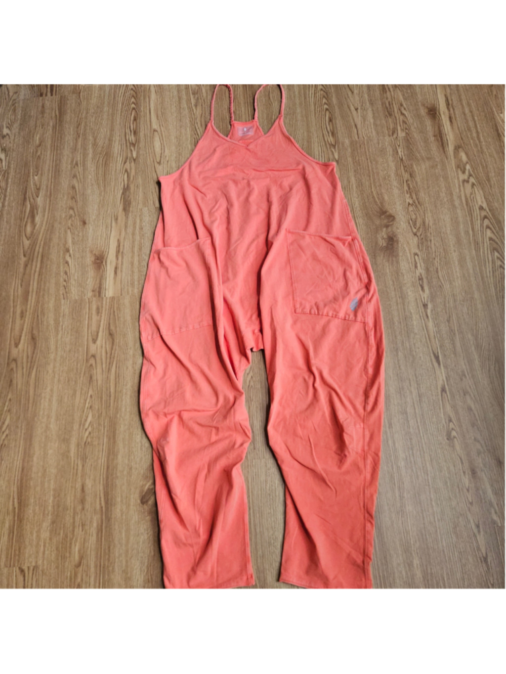 Free People Movement Hot Shot Onesie Orange Athleisure Womens XS Jumpsuit
